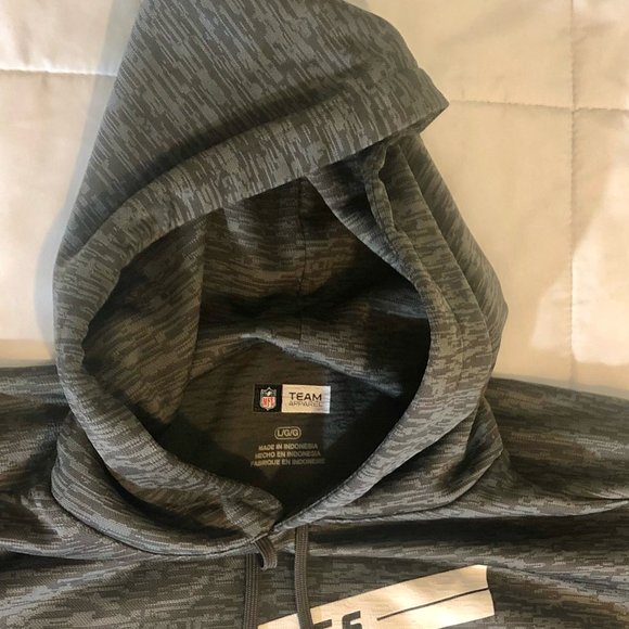 Los Angeles Rams - Adidas Grey Hoodie - Men Large Great Condition - Picture 9 of 11